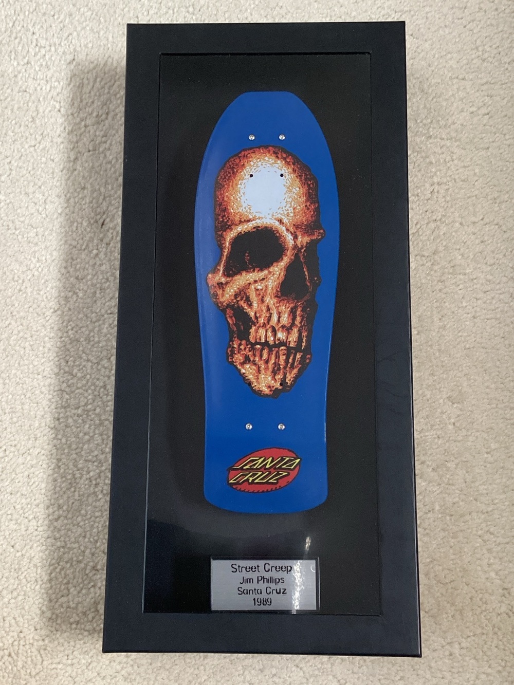 TECH DECK COLLECTOR SERIES HAND BOARD STREET CREEP SANTA CRUZ 1989 10”
